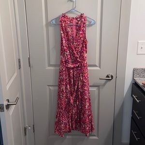 London Times Floral MIDI Dress